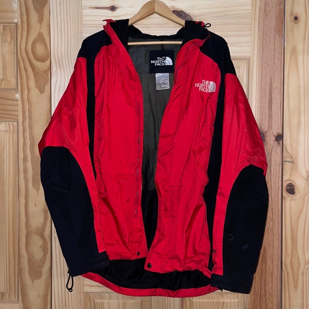 The North Face Red Ski Snowboard Jacket Light Shell